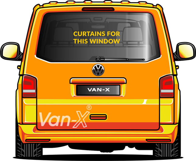 For VW T3 Premium Window Curtains - Black/Black - CREATE YOUR OWN BUNDLE! Van-X