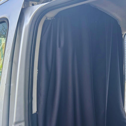 For VW Crafter Cab Divider Curtain Kit with Rail Premium Quality - Van-X