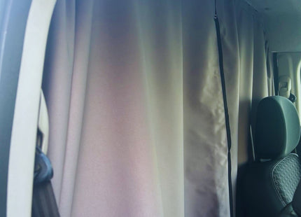 For VW T6/T6.1 Transporter Cab Divider Curtain Kit with Rail Premium Quality - Van-X