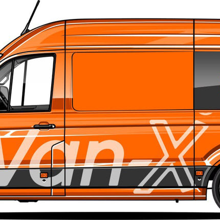 For Fiat Ducato Premium Window Curtains - Black/Grey - Custom Bundle Option | Van-X