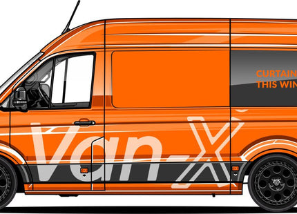 For Citroën Relay Blackout Camper Curtains Black/Black - Create Your Own Bundle | Van-X