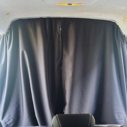For Ford Freda Cab Divider Curtain Kit with Rail Premium Quality - Van-X