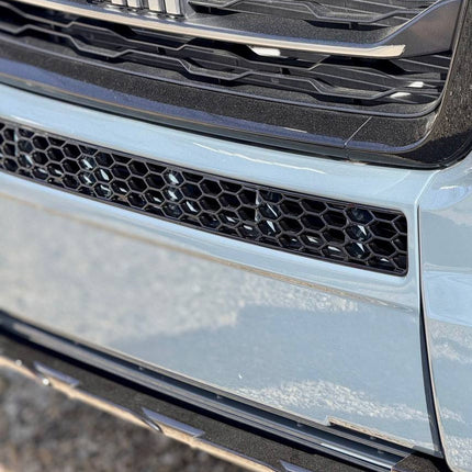 For Fiat Ducato Bumper Honeycomb - Gloss Black, No Parking Sensors Replacement