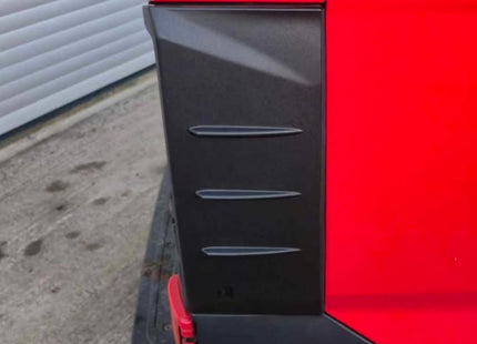 For MAN TGE Rear Light Guards Hammerite Ultimate Matte Black (2018-2025) | Tail Light Protectors | Van-X