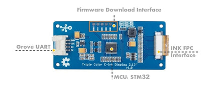 Grove Triple Color E-Ink Display 2.13''