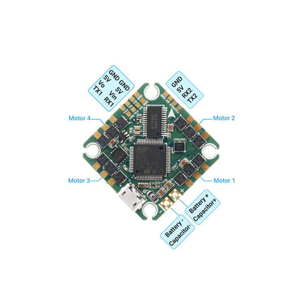 TuneRC Poly F405 20A AIO Flight Controller V1.3 for 2S-4S Toothpick & Cinewhoop Drones