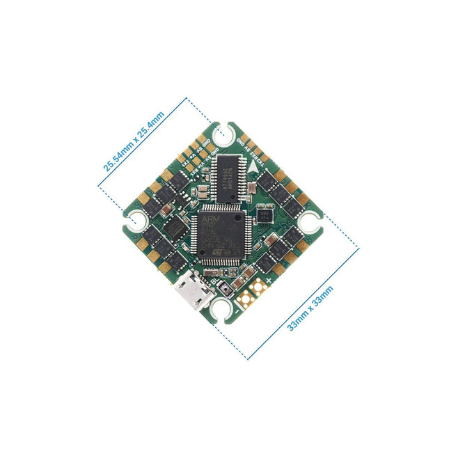 TuneRC Poly F405 20A AIO Flight Controller V1.3 for 2S-4S Toothpick & Cinewhoop Drones