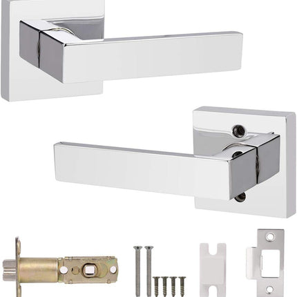 Interior Door Lever Bedroom Stainless Steel Lock Set Without Key Probrico