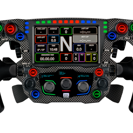 REXING FORMULA MAYARIS 2 CARBON FIBER FORMULA STEERING WHEEL (4 PADDLE VERSION)
