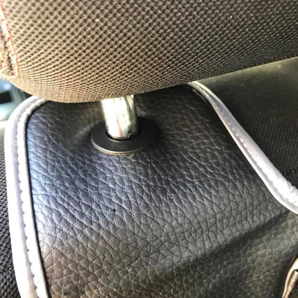For Ford Transit Custom Double Back Seat Organiser – Premium Leatherette Storage | Van-X