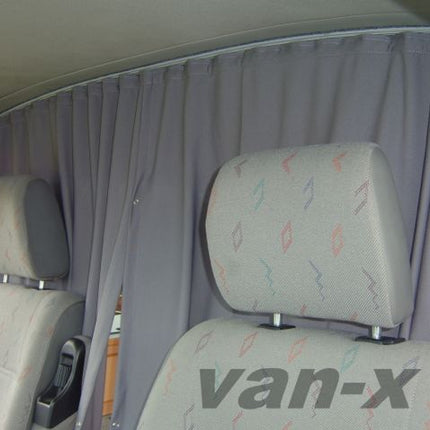 For Renault Trafic Cab Divider Curtain Kit with Rail | Premium Quality Divider for Renault Trafic, Easy Install & Durable - Van-X