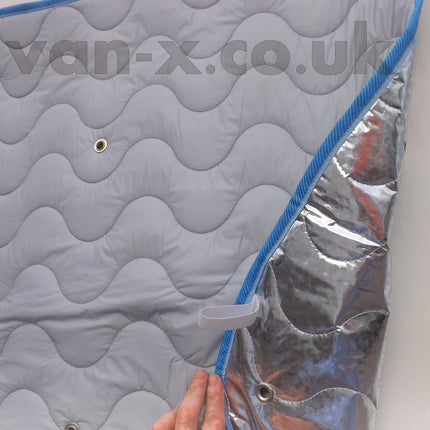For VW T4 Transporter Driver Side Rear Quarter Thermal Silver Screen Cover | Van-X