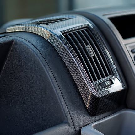 For Vauxhall Movano Dashboard Air Vent (Dark Carbon) | Van-X