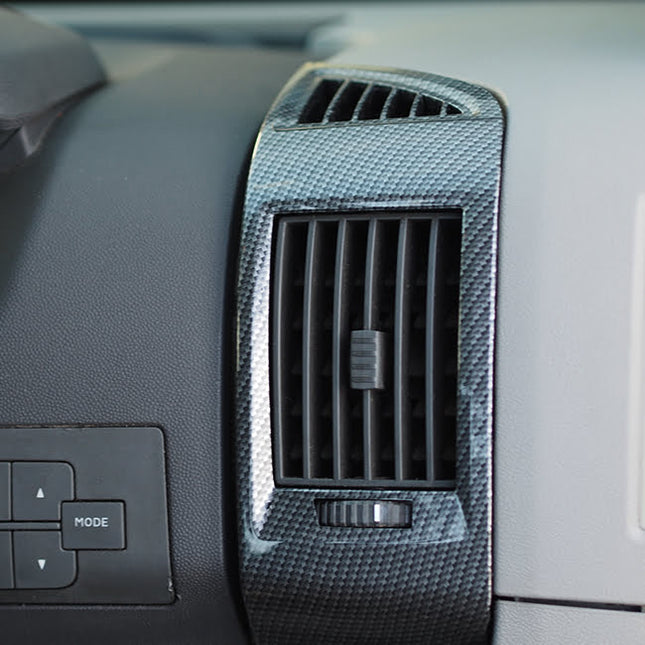 For Fiat Ducato RAM ProMaster Dashboard Air Vent (Dark Carbon) | Van-X