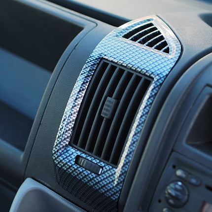 For Citroën Relay Silver Carbon Dashboard Air Vent | Stylish & Durable Interior Upgrade