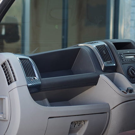 For Fiat Ducato Dashboard Air Vent (Silver Carbon) | Van-X
