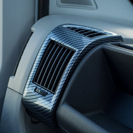 For Peugeot Boxer Dashboard Air Vent (Silver Carbon)