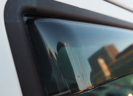 For VW Transporter T6 In-Channel Wind Deflectors Tinted - Van-X