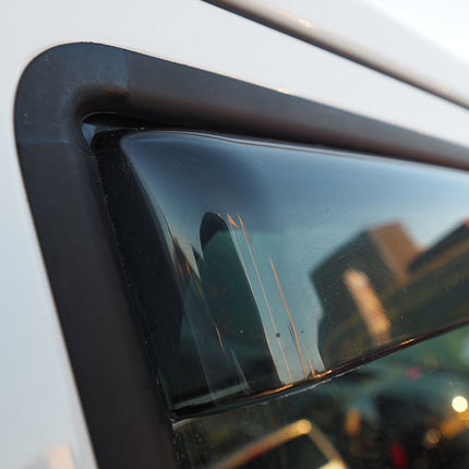 For VW T6 Transporter In Channel Wind Deflectors Tinted