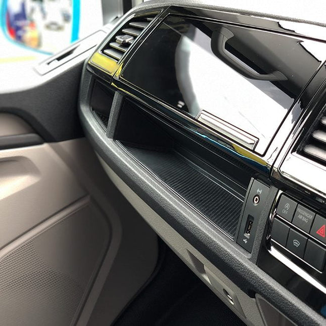 For VW T6 Transporter Interior Lower Dash Mats/Cover Dash Tidy Direct fit Camper Van
