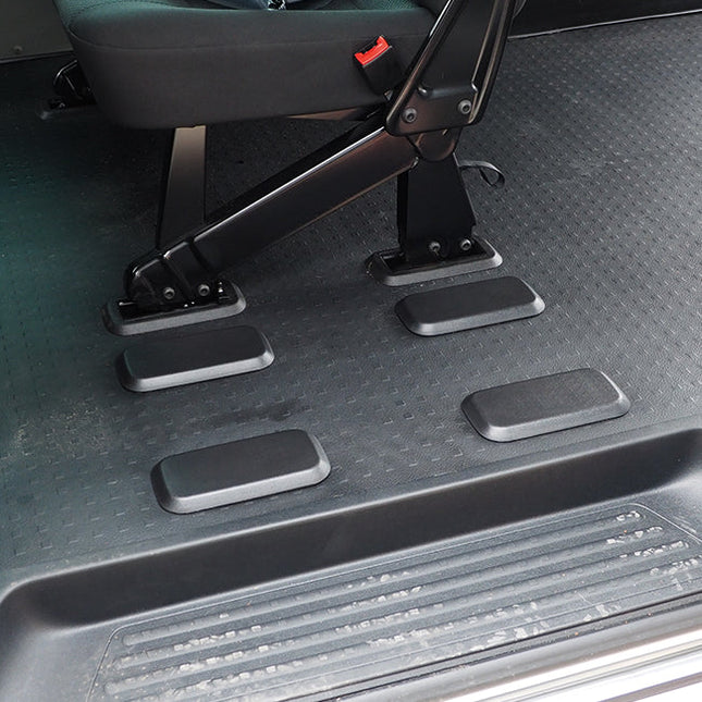 For VW T6.1 Transporter Kombi Rear Seat Base Caps – Set of 4 Covers | Van-X