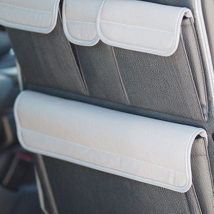 For VW T6 & T6.1 Transporter Campervan Leatherette Captain’s Back Seat Organiser | Van-X
