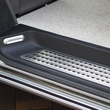 For VW T6 Set of 3 Caravelle Style Full Step LED Light Transporter Logo | Van-X