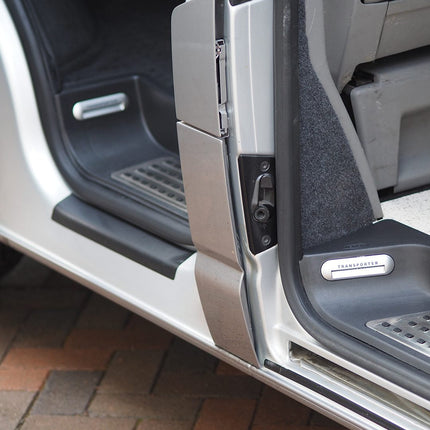 For VW T5/T5.1 Caravelle Style Full Step (Set of 4) with Transporter LED Logo Lights | Van-X