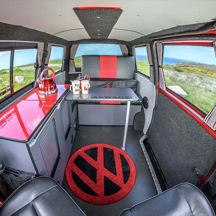 For VW T4 Transporter Van Conversion Premium Curtains - Black/Grey - CREATE YOUR OWN BUNDLE! Van-X
