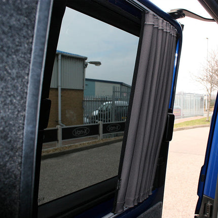 For VW T6 Transporter Premium 2 x Side Window Curtains Van-X