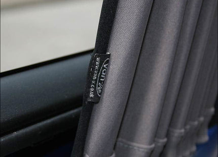 For VW Caddy Window Curtains Eco-Line Black | Camper Van Curtains | Van-X