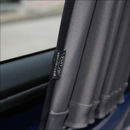 For VW Caddy Window Curtains Eco-Line - Black | Van-X