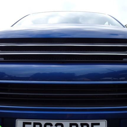 For VW Volkswagen T5.1 Front Badgeless Grille B-Grade – Gloss Piano Black Finish | Van-X - Clearance