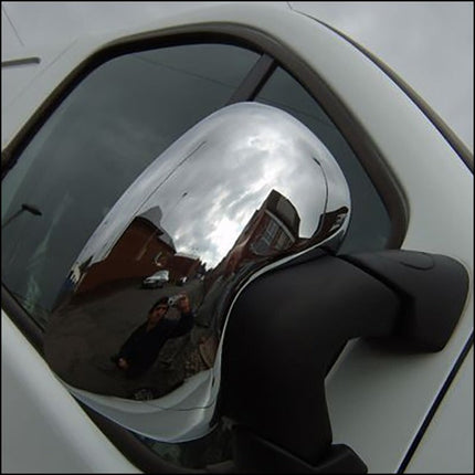 For Vauxhall Vivaro Exterior Stainless Steel Side Mirror Covers | Van-X