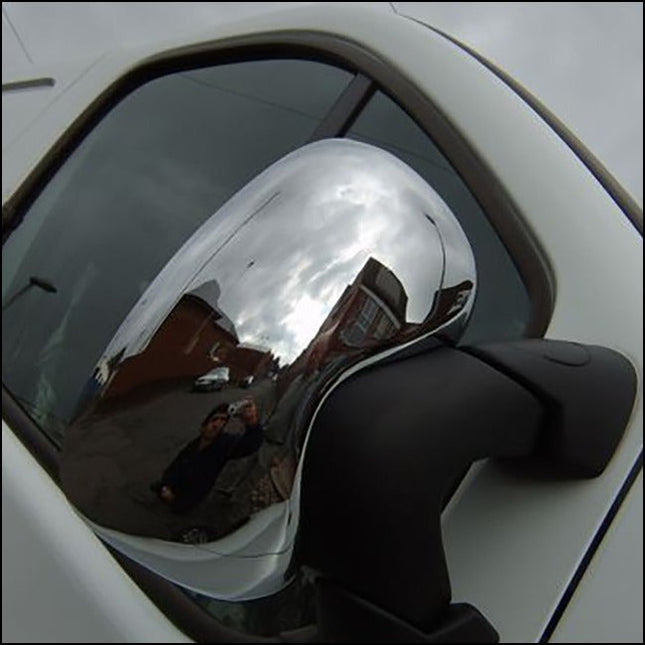 For Vauxhall Vivaro Exterior Stainless Steel Side Mirror Covers | Van-X