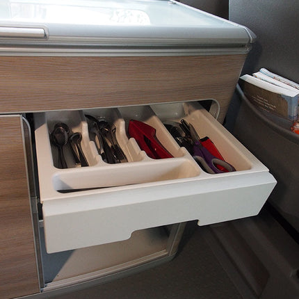For VW T5 / T5.1 California Camper Cutlery Tray – Van-X Campervan Kitchen Organiser