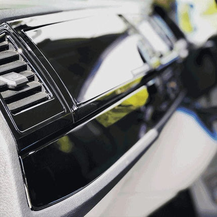 For VW T6 Transporter Lower Dash Styling Trims Comfort Dash Gloss Black (Set of 6) Painted and Ready to Fit | Van-X