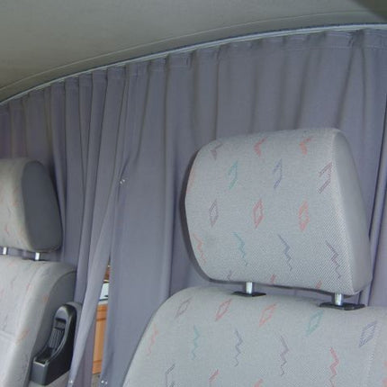 For VW T5 Transporter Cab Divider Curtain Kit with Rail Premium Quality - Van-X
