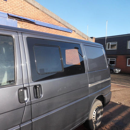 For VW T4 Transporter Side Window Sliding Glass Smoked | Van-X