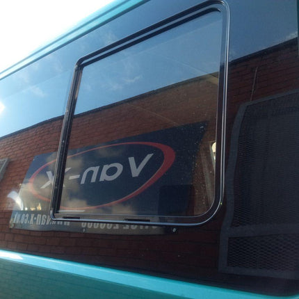 For VW T4 Transporter Side Window Sliding Glass Smoked | Van-X