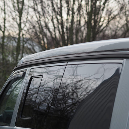For VW T5 Black Campervan Awning Rails - Ideal for Campervan Drive-Away Awnings & Reimo Compatibility