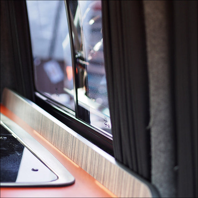 For VW T6 Transporter Premium 2 x Side Window Curtains Van-X