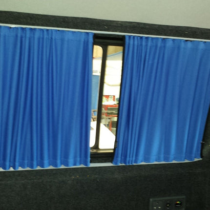 For VW T6 Transporter Premium 2 x Side Window Curtains Van-X