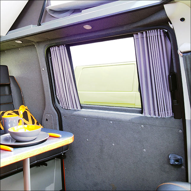 For VW T3 Premium 2 x Side Window Curtains Van-X