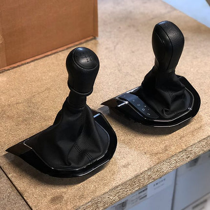 For VW T6 Transporter Gear Knob Surround – Gloss Black Interior Trim for Manual & DSG | Van-X