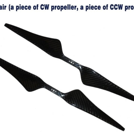 17x55 Carbon Fibre Propeller pair (CW/CCW)