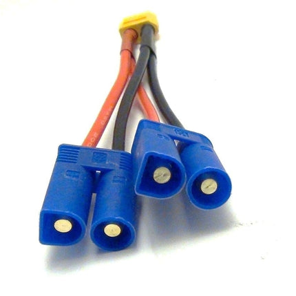 EC5 to 2x XT60 Parallel Battery Harness