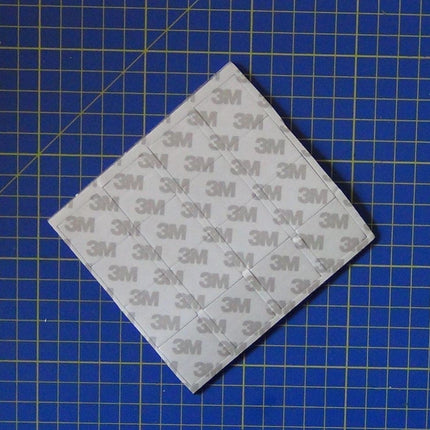 3M Double-Sided Mounting Foam (2.5x2.5x2.5cm, Pack of 16)
