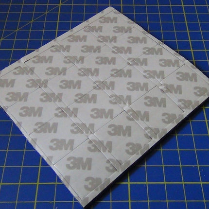 3M Double-Sided Mounting Foam (2.5x2.5x2.5cm, Pack of 16)