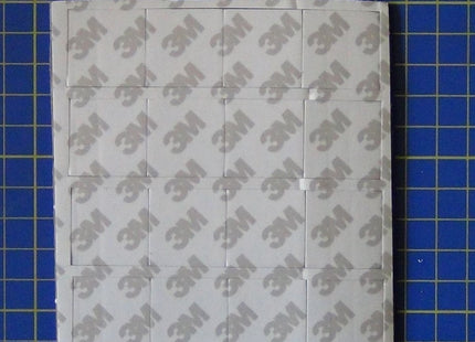 3M Double-Sided Mounting Foam (2.5x2.5x2.5cm, Pack of 16)